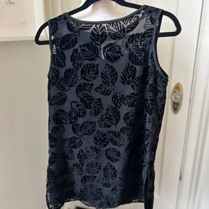 Black evening top0